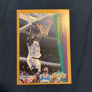 Shaq card fleer 92/93